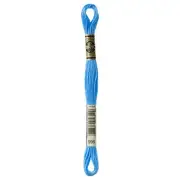 DMC 6-Strand Embroidery Cotton 8.7yd-Medium Electric Blue - 12 Pack