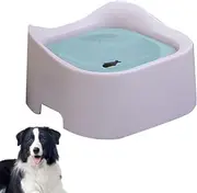 jopiuieo Dog Water Bowl Dispenser, Dog Water Feeder Splash Proof Pet Water Fountain, Portable, Pet Supplies, Slow Drinking for Puppies, Cats, Small Medium Large Dogs