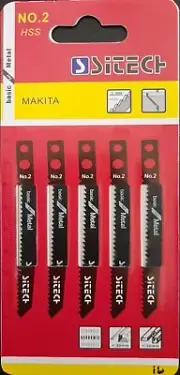 MAKITA Jigsaw Blades 5pcs Jig Saw Blades Cutting Adaptable for Metal No 2 #1804