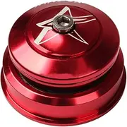 44mm-56MM Mountain Bike Headset, Bearing Headset Aluminium Alloy Threadless for 28.6mm Tube(Red)