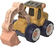 Toyvian 1set Assemble Engineering Vehicle Toy DIY Detachable Nut Construction Truck for Boys and Girls Educational Hands Building Toy Enhances Coordination and Thinking Skills