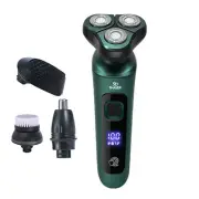 Face Shaver for Men 3D Floating Head Electric Shaving Machines LCD well-suited