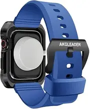 [CEKGDB] MOD Case with Silicone Band for Apple Watch Series 5 4 6 7 8 for iwatch 45mm/44mm Strap Screen Protector Cover