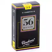 Vandoren Bb Clarinet 56 Rue Lepic Reeds, Strength 3.5, 10-pack