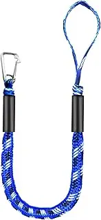 Boat Ropes for Docking with Loop - Anchoring Boat Dock Lines with Clip - Kayak Accessories Mooring Cord Anchoring Products for Canoe Watercraft for Pontoon