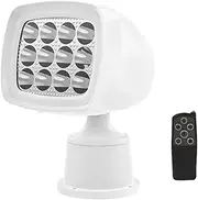 Boat Spotlights, LED Remote Control Rotate Spotlight Boat Marine Yacht Truck Search Light, 10-30V
