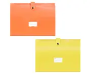 2 Pack 9-Pocket Expanding File, Plastic Expandable File Folder with Pockets, Organizer Folder