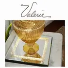 12" Illuminated Square Mirror Centerpiece by Valerie, New In Box MFR Sealed