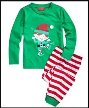 Family Pajamas Elfing Around Pajama Set Boys Girls 10 12 NWT New