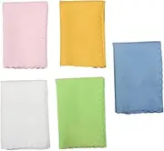 LIFKOME 1Set Soft Instrument Cleaning Wipes Lint Cloths for Piano and Musical Instruments Random Colors Easy to Use for Fingerprint and Dust Removal