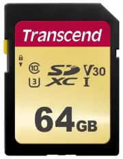Transcend Japan SD Card 64GB MLC NAND UHS-I U3 V30 Class10 [Free Data Recovery S