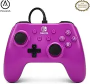 PowerA Wired Controller for Nintendo Switch - Grape Purple, Gamepad, Game controller, Wired controller, Officially licensed