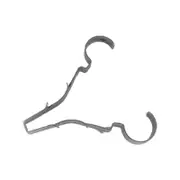 D-Line 8 – 10mm Twin Fire Rated Safe-D Stag Clips - 20 Pack