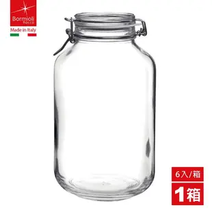 【義大利製造】 Bormioli Rocco Fido透明蓋密封罐 4900ml (一箱6入) (9.6折)