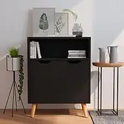 Sideboard Black 60x30x72 cm Engineered Wood Dining Buffet