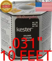 NEW ORIGINAL KESTER BEST SOLDER 63/37 .031" (0.8mm), DIY Electronics, 10 FEET