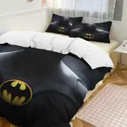 v1883 Bed Sheets Bedding Batman 3-Piece Bedding Set Soft Warm And Comfortable Bed Set with 1 Duvet Cover And 2 Pillowcases Bed Sheets yuq1883