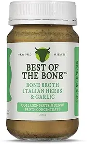 Best of the Bone Org Italian Herbs&Garlic Broth Concentrate 390G
