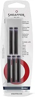 Sheaffer Skrip Fountain Pen Classic Ink Cartridges - Blue/Black Color (Pack of 5 per Card)