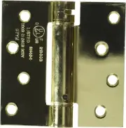 Deltana DSH44U3 Single Action Steel 4-Inch x 4-Inch Spring Hinge, Qty 2