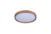 Kyer Modern CCT LED Ceiling Light Lamp Large Wood/White