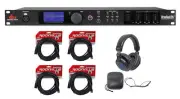 DBX DriveRack PA2 Sound Signal Processor Speaker Manage System+Headphones+Cables