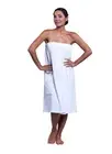 Boca Terry Womens Spa Wrap - 100% Cotton Spa, Shower, Bath and Gym Towel w Sn...