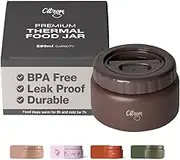 Citron- Vacuum Insulated Food Jar for Kids & Adults | BPA Free Food Thermos | Travel Hot Food Container- 250 ml Plum