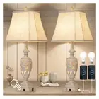 29.5"H Touch Control Traditional Table Lamp Set of 2,Vintage Bedside Lamp Nig...