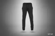 Lightweight Wolllauf Jogging Hose Men’s Cycling Long Trousers Black (XS,S,M,L)