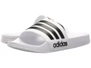 Man Adidas NEO CF Adilette Slide Sandal AQ1702 Color White/Black Brand New