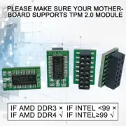 TPM 2.0 Encryption Security Module Remote Card Windows Module X3H8 11 T0K5
