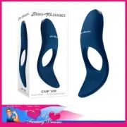 Zero Tolerance - Cup 'Em Silicone Penis Ring Vibrating Slimline Long 7 Speeds Us