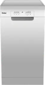 Haier 45cm Compact Freestanding Dishwasher Silver