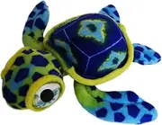 Elka Australia Turner Turtle Soft Plush Toy, Blue, 15 Centimeters