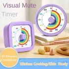 1pc 60 Minutes Visual Timer Countdown Clock Time Management KitchenCookingTimer