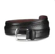 NEW Allen Edmonds Manistee Dress Belt - 74011 - Black Leather - 30