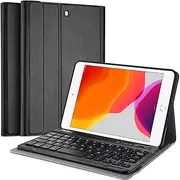 ProCase iPad Mini Keyboard Case Compatible with iPad Mini 5 2019/ Mini 4, Mini 1 2 3, Slim Lightweight Smart Cover with Magnetically Detachable Wireless Keyboard for iPad Mini –Black