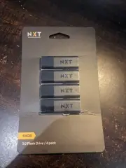 NXT Technologies 4 Pack 64GB USB Portable 3.0 Flash Drives NX56889 Retractable