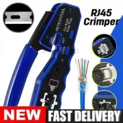 Crimping Tool Network Crimper RJ45 EZ Pass Through for Cat6a 8P8C Cat7 Connector