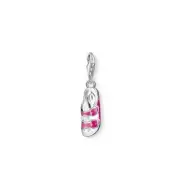 Thomas Sabo CC1231 Sterling Silver Pink Enamel Sandal Shoe Charm RRP $66