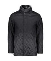 Long-sleeved quilted jacket S,4XL,6XL,L,EU5XL,XXXL Black