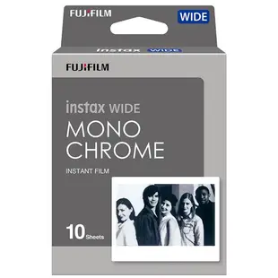 Fujifilm INSTAX WIDE 寬幅 黑白 復古 黑白復刻 MONO CHROME 拍立得底片 210 300