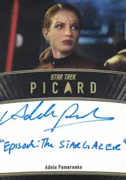 Star Trek Picard Season 2 & 3 Autograph Inscription Adele Pomerenke "Episode...