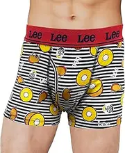 [Lee] Men's Boxer Briefs, Open Front, Short, Kiwi Pattern A, 5L