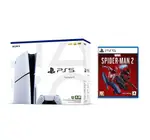 【PLAYSTATION】 PS5 PLAYSTATION®5 新款SLIM光碟版主機+漫威蜘蛛人2 《台灣公司貨》