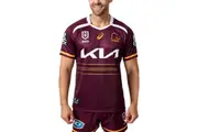 NRL 2025 Home Jersey - Brisbane Broncos - Adult - Mens