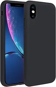 ZUSLAB Nano Silicone Case Compatible with Apple iPhone Xs Max Shockproof Gel Rubber Bumper Protective Cover - Blue