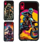 TPU Phone Case print dirt bike rider riding For iPhone SE XS XR Max 5 6 7 8 Plus