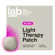 L.A.B Light Therapy Acne Patch, 1-Pack, LED Red and Blue Light Hydrocolloid Acne
